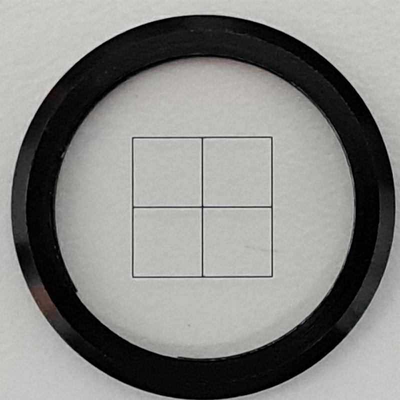 DermLite raticule - large square w/ quadrant (1 sq cm)