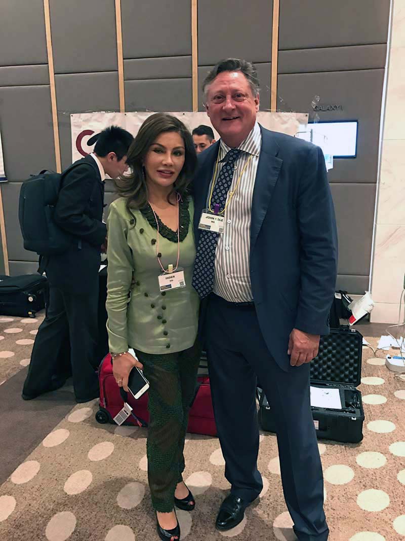 DR INDER WITH DR J.C IN BANGKOK CONFERENCE