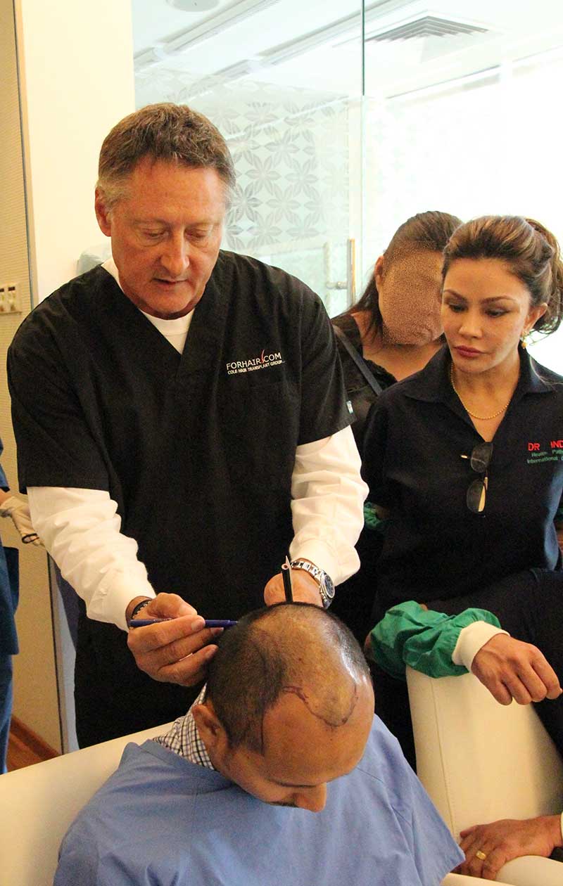 Dr Inder with Dr John Cole in the Training session