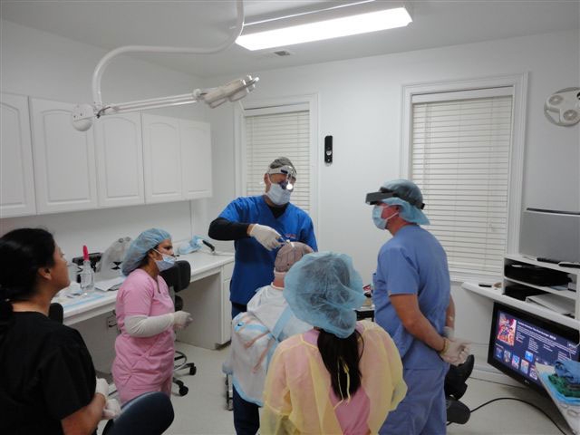 Dr. Ken Williams & his assistant Jackie visiting Cole Instruments